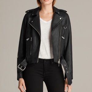 *RARE* Allsaints Gidley Leather Biker Jacket! US 6/UK 10!!!